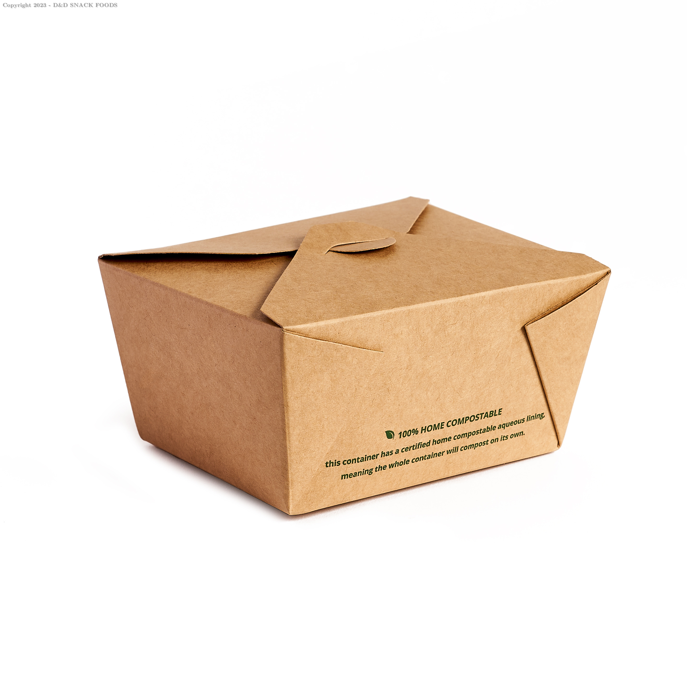 Aqueous lined Kraft Paper Box 50x800ml(105mmx112mm)