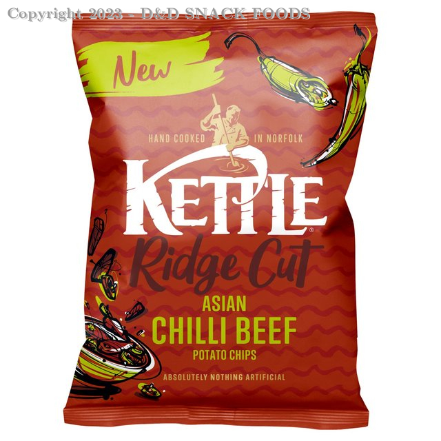 KETTLE ASIAN CHILLI BEEF 8x130g